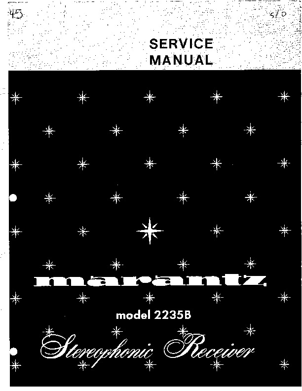 Marantz 2235B Receiver pdf Marantz 2235B Receiver pdf