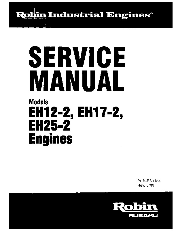 Subaru Robin EH25-2 Manual de Servicio.pdf