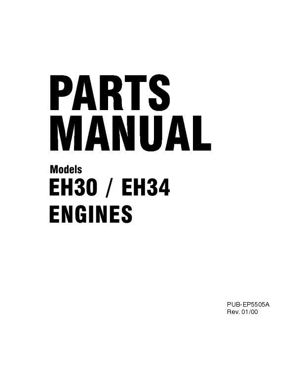 Subaru Robin EH30 Manual de Partes.pdf