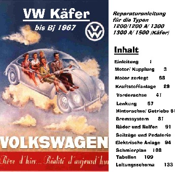 manual de taller volkswagen escarabajo pdf Volkswagen VW Escarabajo1967