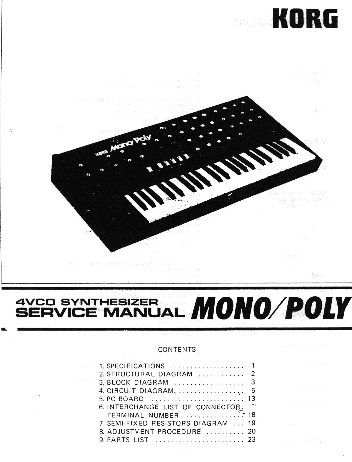 Korg 4VCO Mono Poly pdf Korg 4VCO Mono Poly pdf