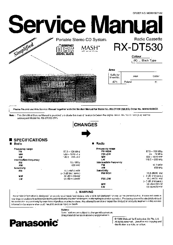 RX DT530 EP PDF RX DT530 EP PDF