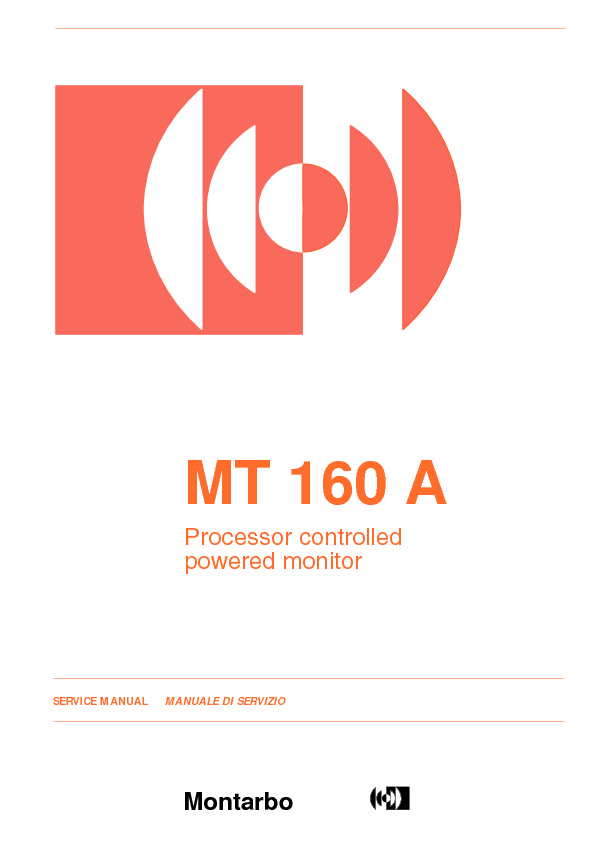 Montarbo professional mt 160a me pdf Montarbo professional mt 160a me pdf