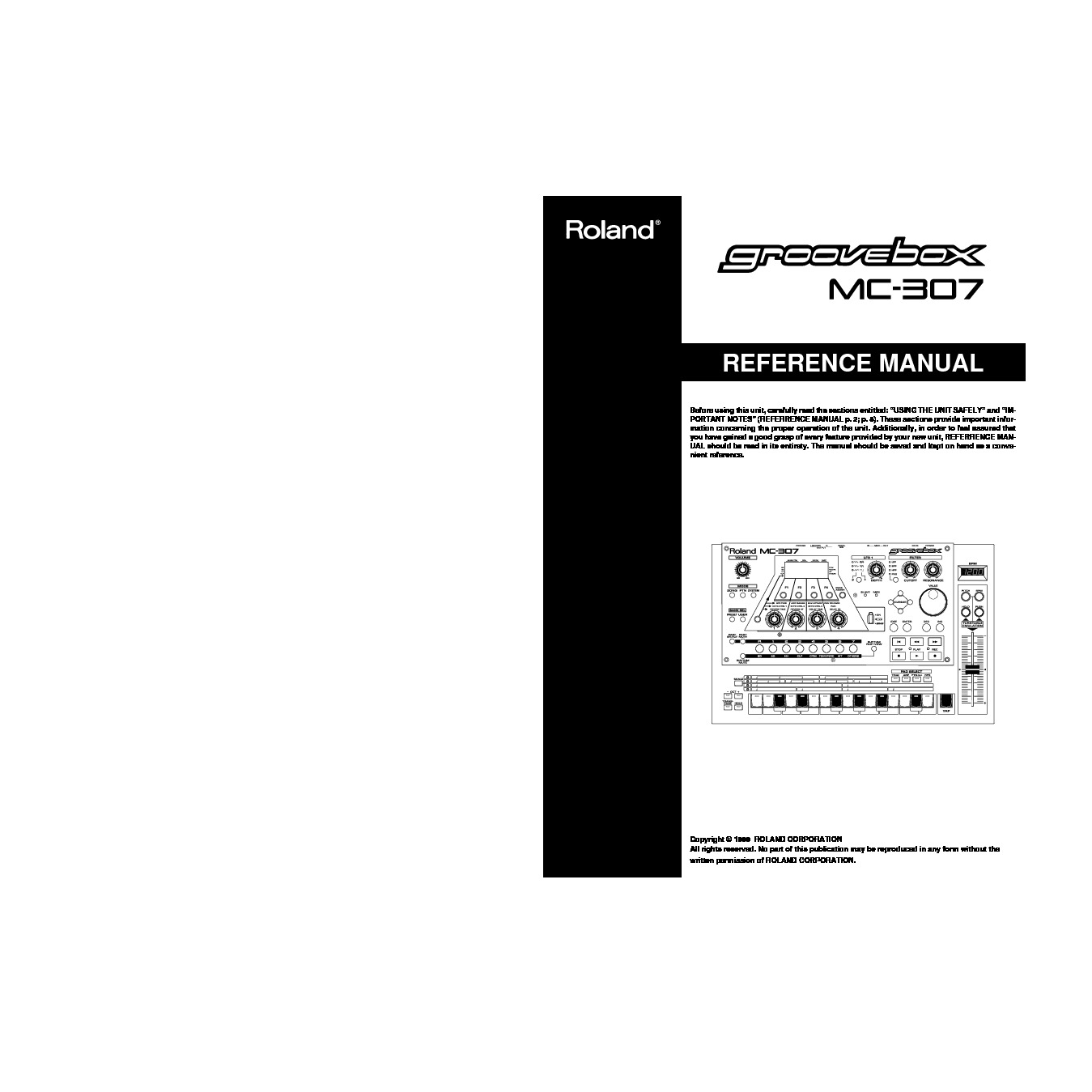 Roland MC 307 Manual del Usuario pdf Roland MC 307 Manual del Usuario pdf