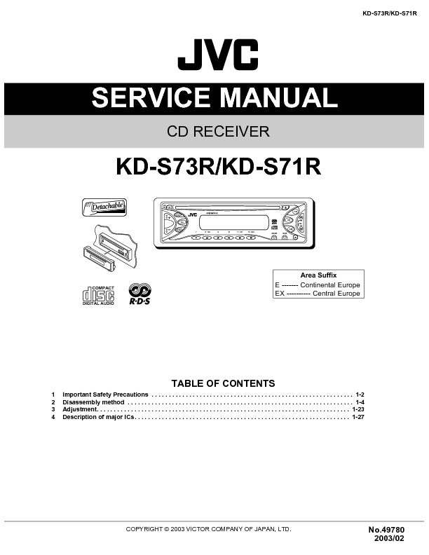 JVC KD-S73R KD-S71R Manual de Servicio.pdf