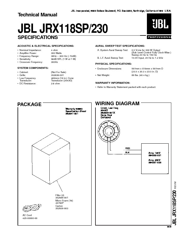 JBL JRX118SP service manaual.pdf