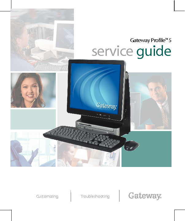 Notebook Getaway gateway profile 5 Manual de Servicio pdf Gateway
