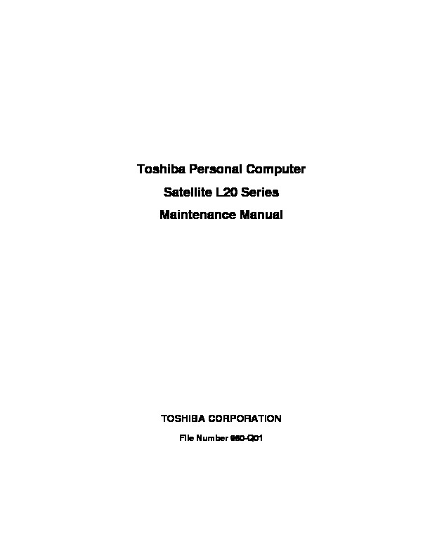 Notebook Toshiba satellite l20 Manual de Servicio.pdf