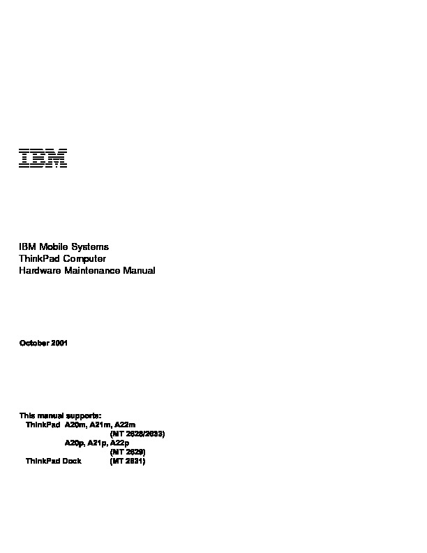 A2XM MODELS pdf IBM