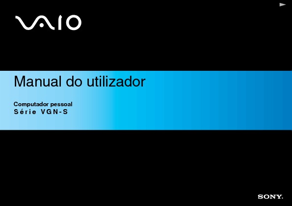 Sony Vaio Manual del Usuario S5 H Portugues pdf SONY