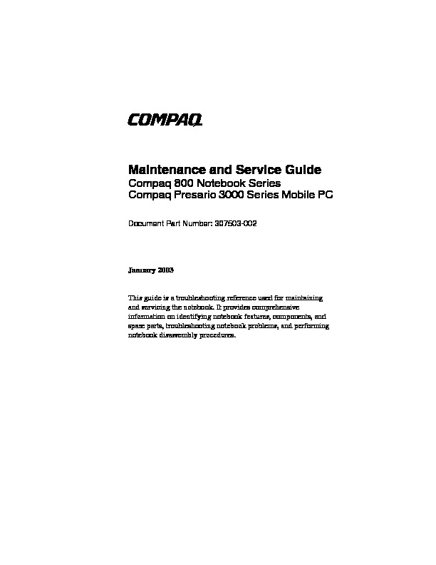 Compaq 800 Notebook series.pdf