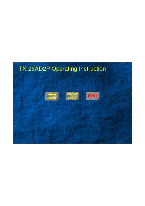 TX-25AD2P Operating Instruction.PDF