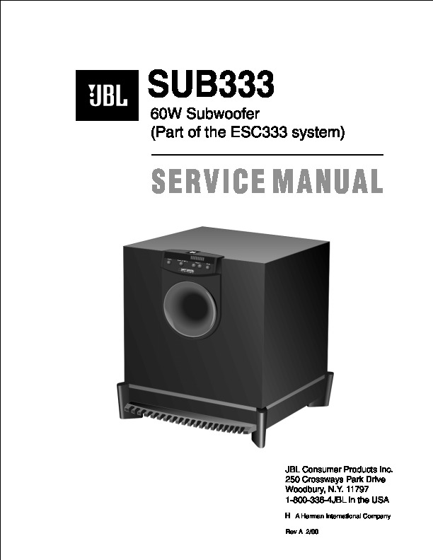 JBL ESC333 60W Subwoofer.pdf