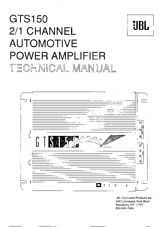 JBL Power Amplifier GTS150.pdf