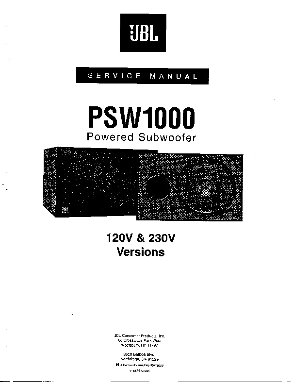 JBL Speaker PSW1000 SM.pdf