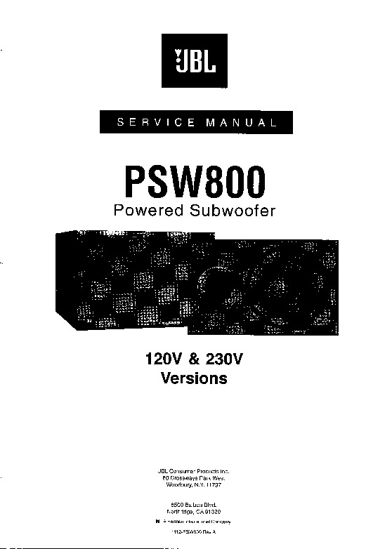 JBL Speaker PSW800 SM.pdf