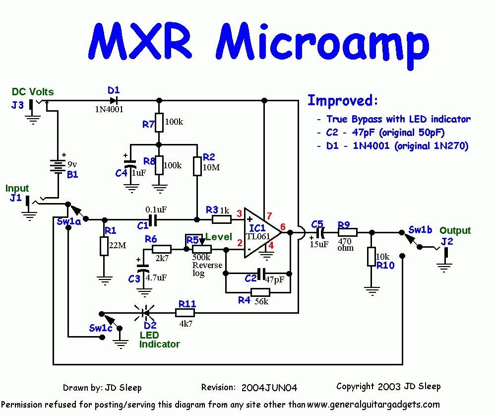 MXR M133 micro amp pedal schematic.pdf