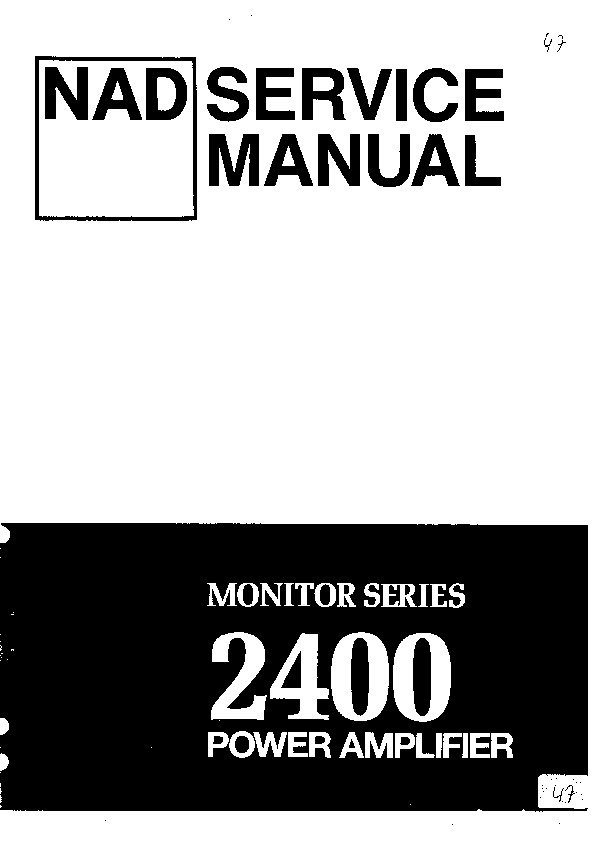 Amplifier NAD 2400.pdf