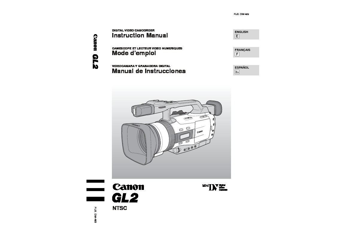 Canon GL2 MiniDV Digital Camcorder with Lens Manual.pdf canon