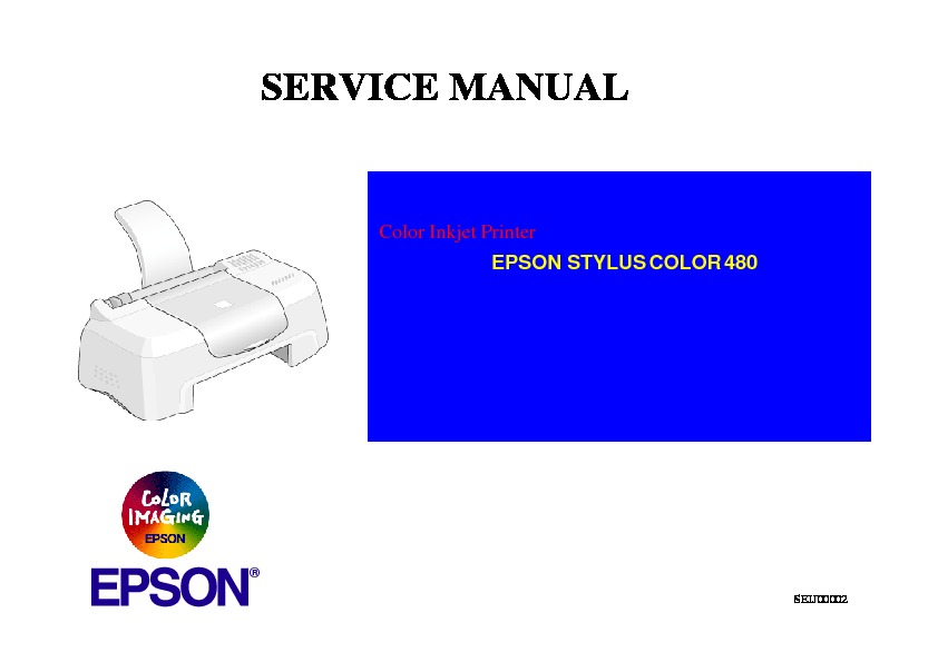 Epson Stylus Color 480 Manual de Servicio - .pdf