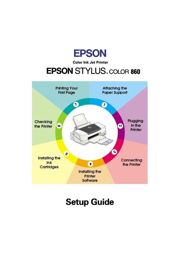 Epson Stylus Color 860 Guia De Instalacion Pdf Epson Diagramas Electronicos 0508