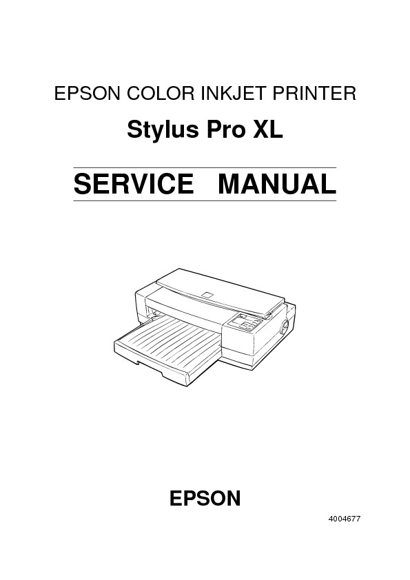Epson Stylus Pro Xl Manual De Servicio Pdf Epson Diagramas Electronicos Y 4385