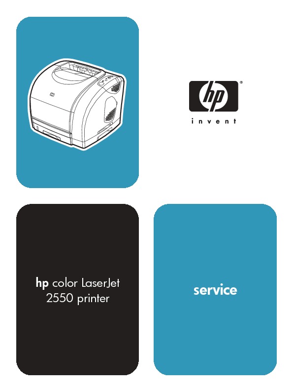 HP Color LaserJet 2550 Manual de Servicio pdf HP – Diagramasde.com