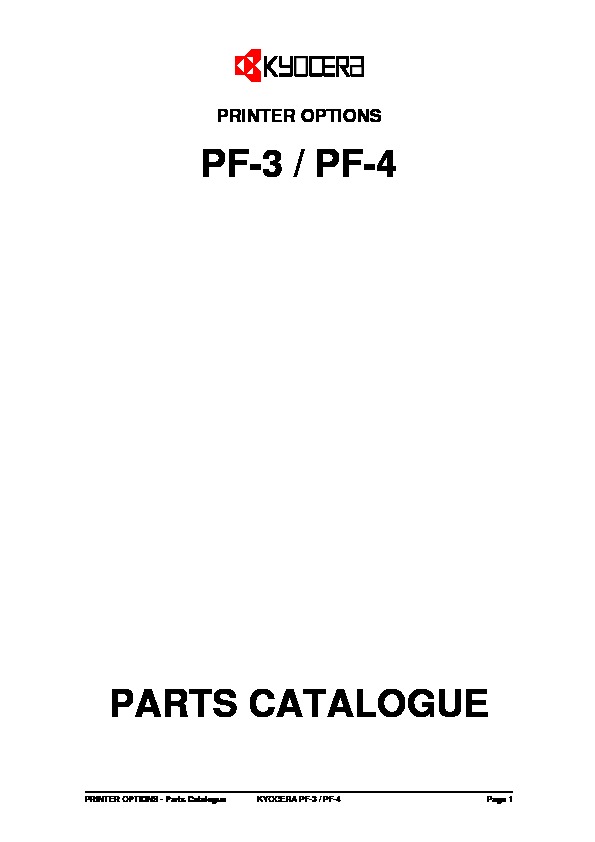 Kyocera Paper Feeder PF-34 Parts Manual.pdf