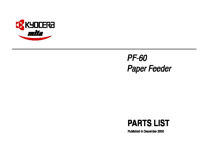Kyocera Paper Feeder PF-60 Parts Manual.pdf