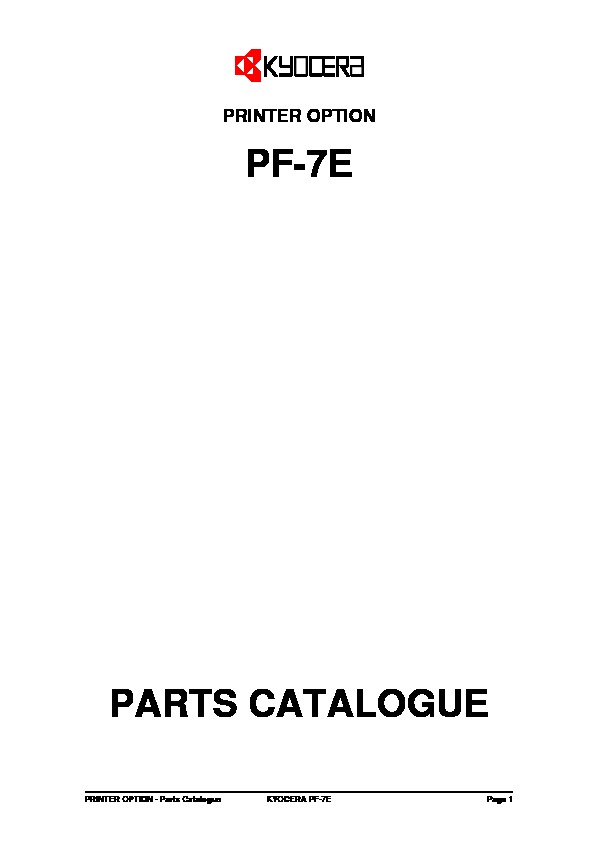 Kyocera Paper Feeder PF-7e Parts Manual.pdf