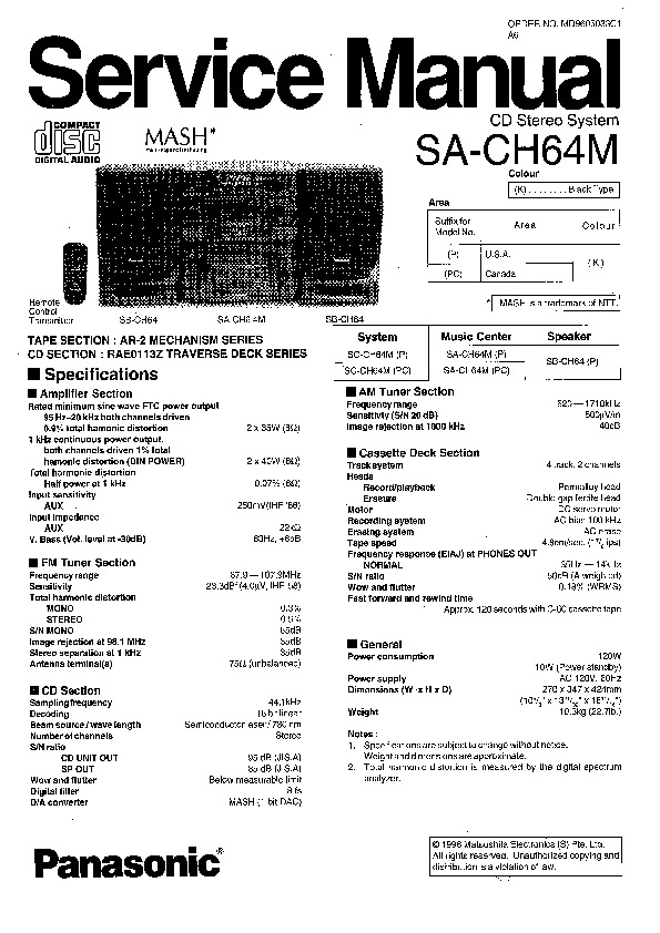 Panasonic SA CH64M SM.pdf