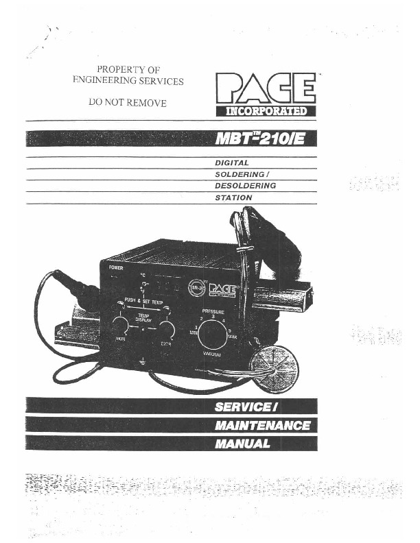MBT 210 Service Manual.pdf Pace MBT 210