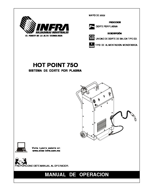 HOT POINT 750.pdf INFRA HOT POINT 75O