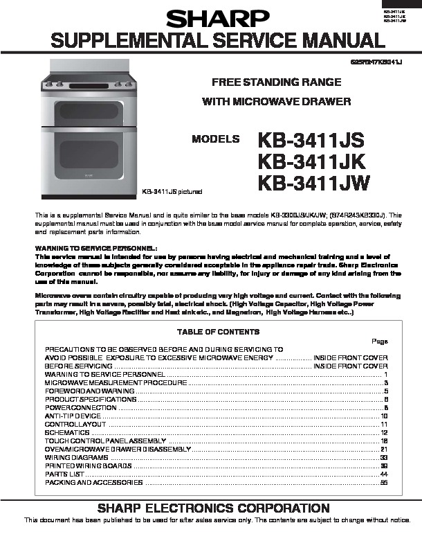 KB3411JS JK JW FINAL.pdf SHARP KB-3411JS, KB-3411JK, KB-3411JW.