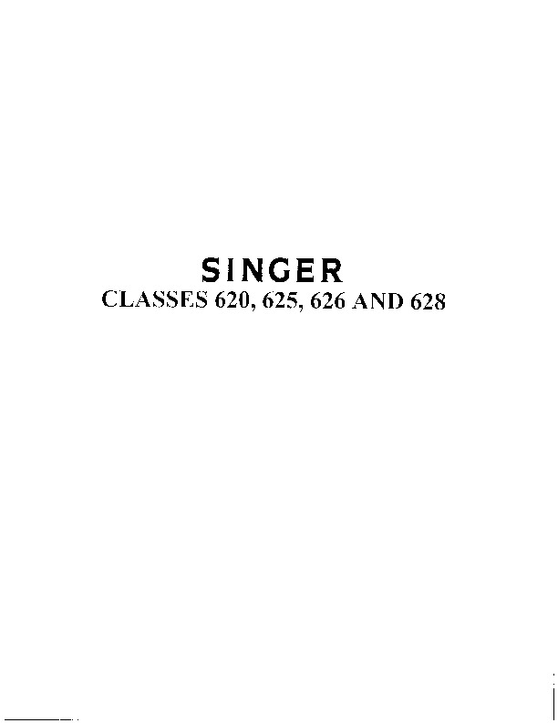 singer 620 625 626 628.pdf SINGER Manual de servicio singer 620