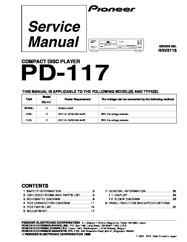 PD 117 pioneer COMPACT DISC PLAYER.pdf