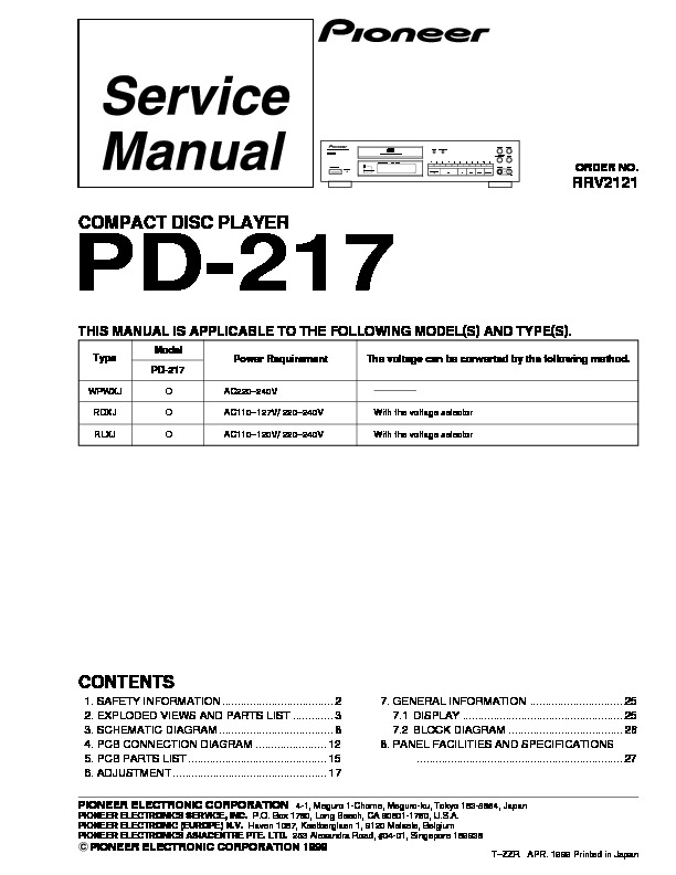 PD 217 pioneer compact disc player.pdf