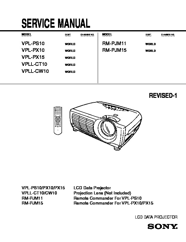 VPL-PS10 sm.pdf Sony