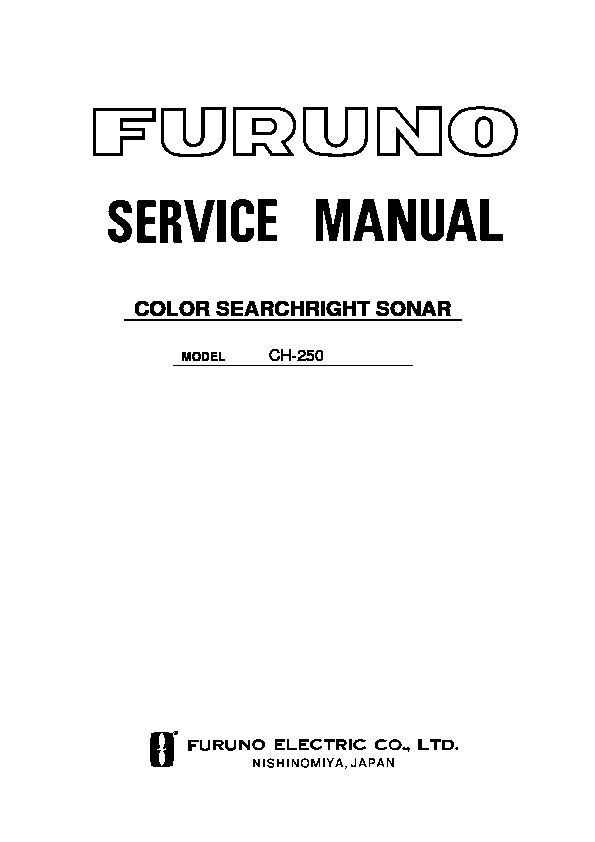 Sonar CH-250.pdf FURUNO CH-250