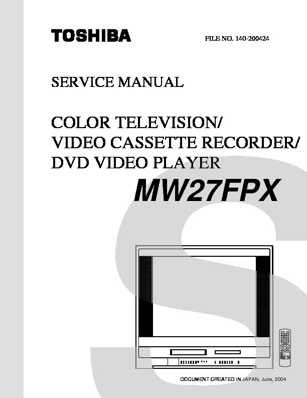 MW27FPXSVM.pdf Toshiba MW27FPX