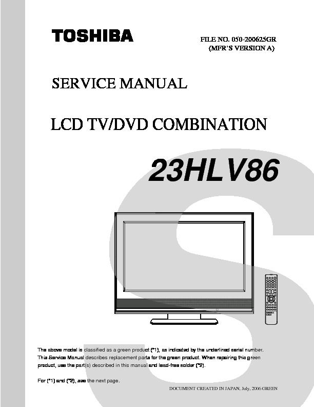 Toshiba Lcd Tv Dvd 23hlv86 Svm Pdf Toshiba Diagramasde Com Diagramas Electronicos Y Diagramas Electricos