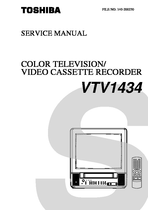Toshiba vtv1434 TVCR.pdf Toshiba