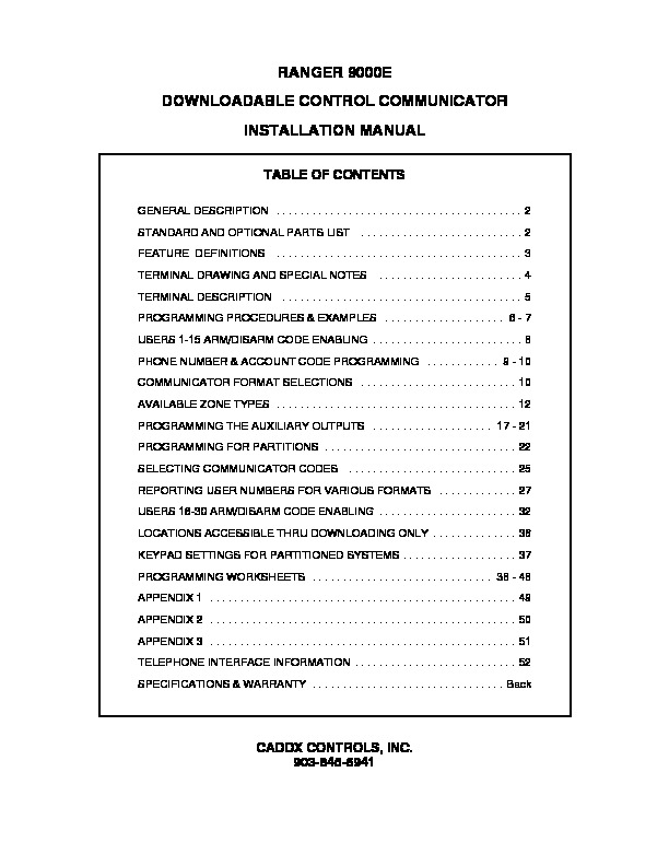 CADDX 9000e – manual instalacion.pdf CADDX 9000e