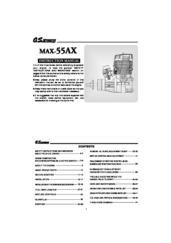 Four Stroke motor 55AXmanual.pdf Four Stroke motor 55AXmanual