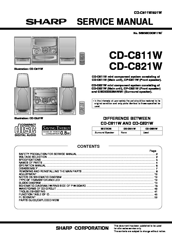 Sharp CD C811W, 821.pdf