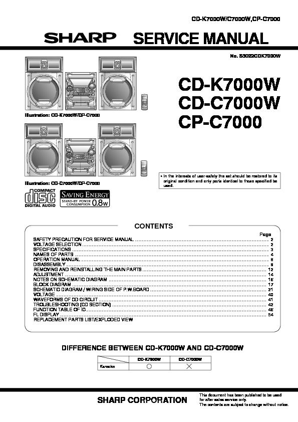 Sharp CD K7000W.pdf
