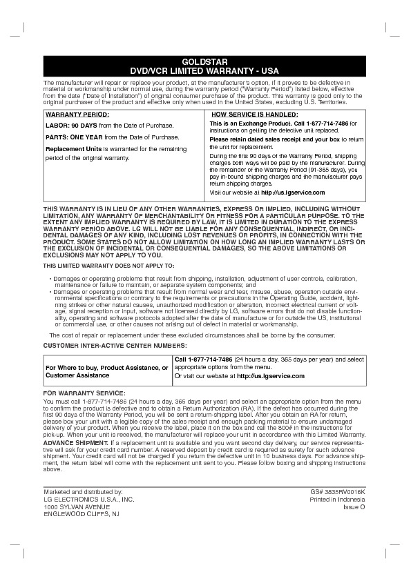 GBV441 Informacion de Garantia.pdf