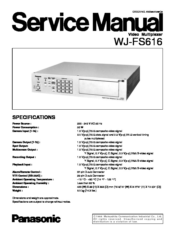 WJ-FS616.pdf Panasonic