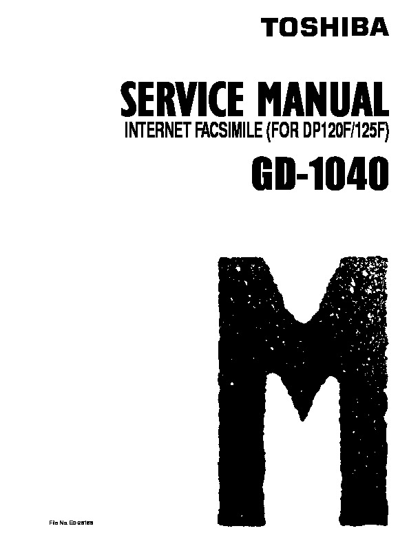 Toshiba GD1040 Manual de Servicio.PDF Toshiba