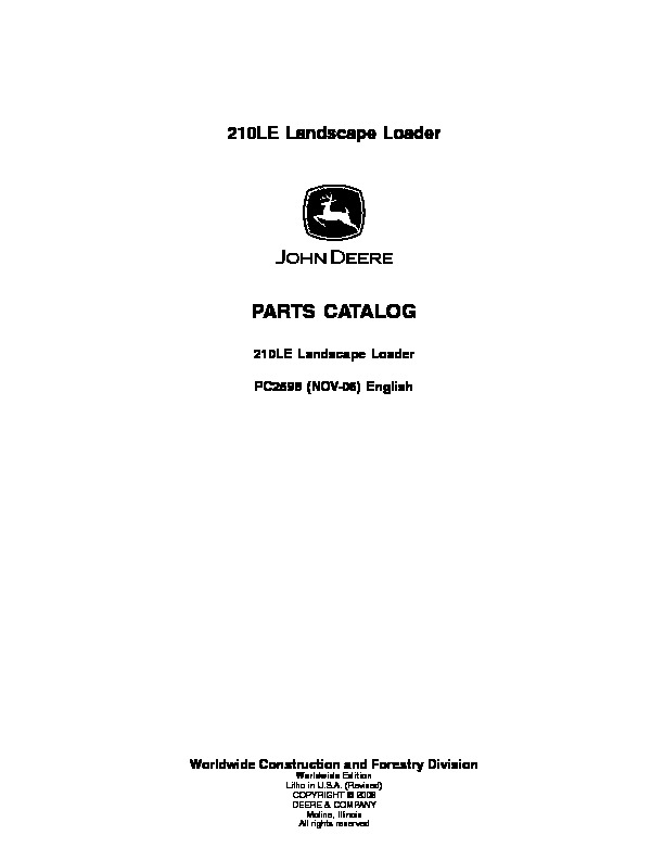 2598.pdf 210LE Landscape Loader